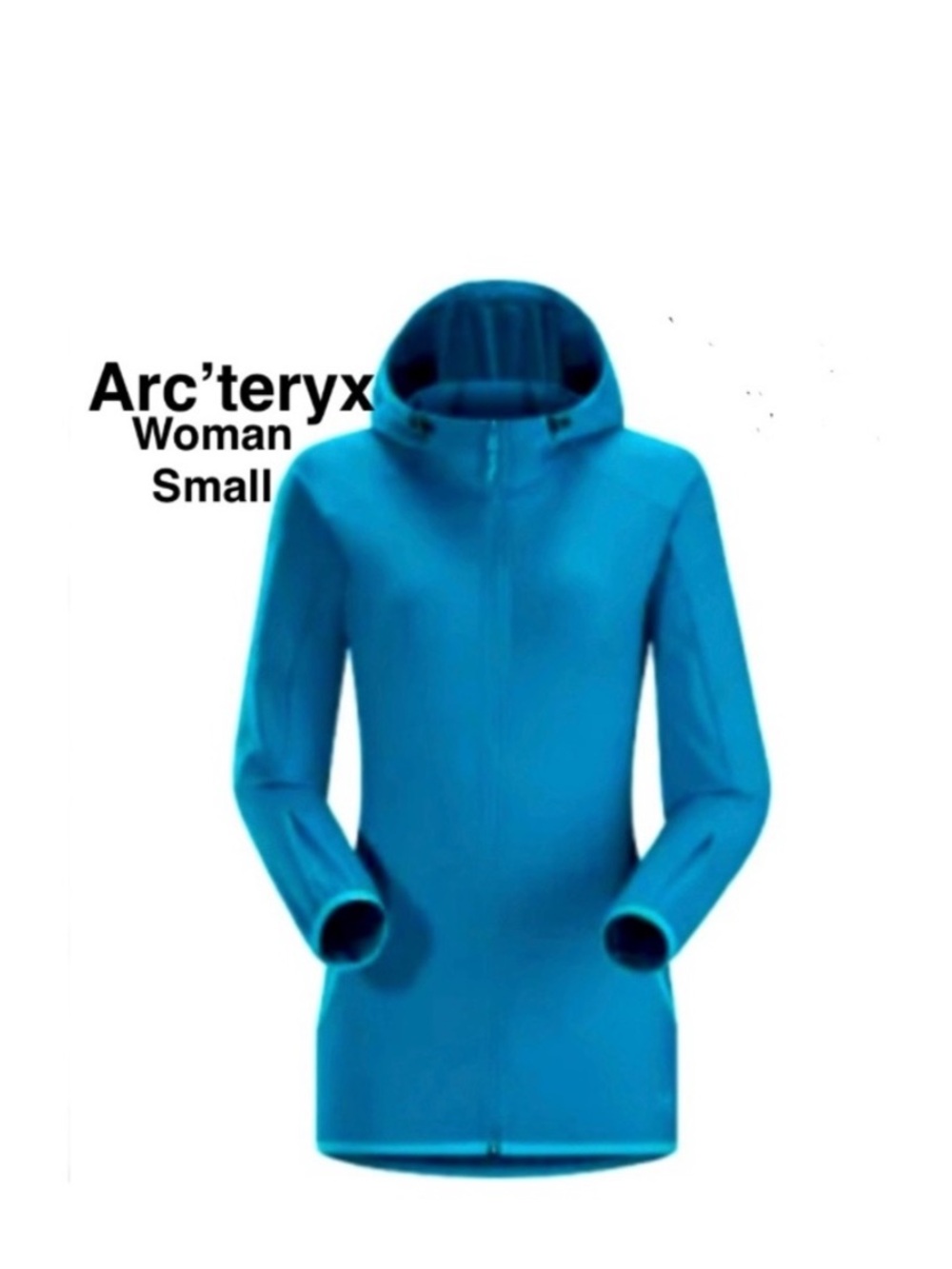 Arc'tery Soltera Hoodie Women's size Smaill Santorini/Green⭐️⭐️⭐️⭐️